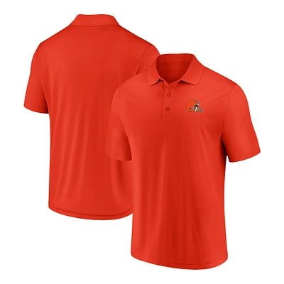 Polo composant orange Fanatics pour hommes des Cleveland Browns