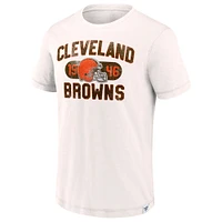 Men's Fanatics White Cleveland Browns Act Fast T-Shirt