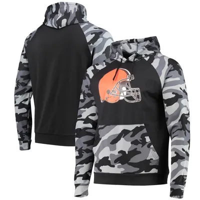 Tennessee Titans FOCO Camo Raglan Pullover Hoodie - Black