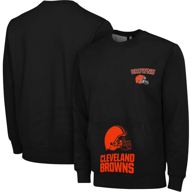 Homme FOCO Black Cleveland Browns Pocket - Pullover