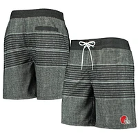 Short de bain Cleveland Browns Horizon G-III Sports by Carl Banks pour homme, noir