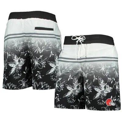 Cleveland Browns G-III Sports by Carl Banks Island Volley Swim Shorts - Black