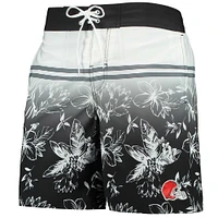 Short de bain Cleveland Browns Island Volley pour homme G-III Sports by Carl Banks noir