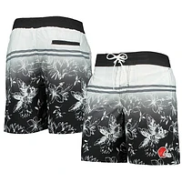 Men's G-III Sports by Carl Banks Black Cleveland Browns Island Volley Swim Shorts