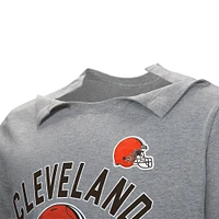 Men's  Gray Cleveland Browns Tackle Adaptive T-Shirt