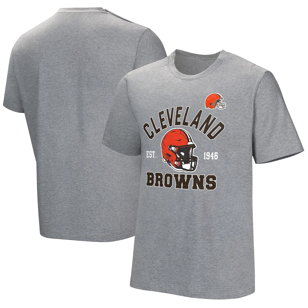 Men's  Gray Cleveland Browns Tackle Adaptive T-Shirt