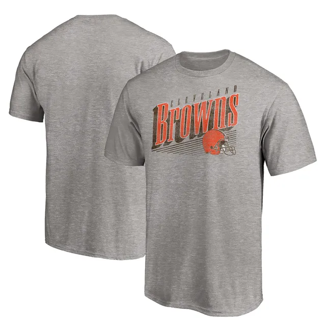 Lids Cleveland Browns Starter Halftime Long Sleeve T-Shirt - Heathered Gray