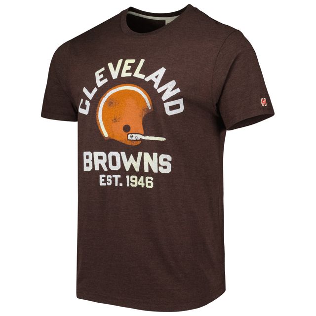 T-shirt à trois mélanges Hyper Local Homage des Cleveland Browns pour homme