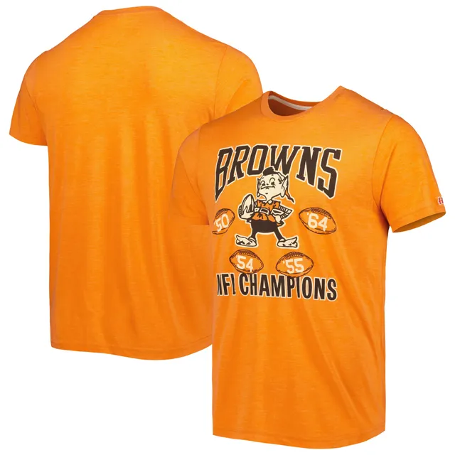 Lids Cleveland Browns Junk Food Brownie The Elf Throwback Touchdown Thermal Long  Sleeve T-Shirt - Heathered Gray