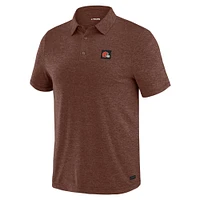 Polo marron à quatre points Cleveland Browns pour homme de J. Palmer