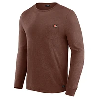 Men's J. Palmer Tan Cleveland Browns In-The-Pocket Long Sleeve T-Shirt