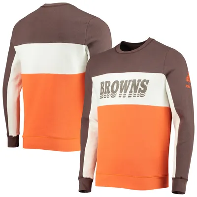 Women's Tommy Hilfiger White/Orange Cleveland Browns Color Blocked