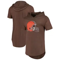 Outerstuff Cleveland Browns Youth Team Logo Pullover Hoodie - Brown