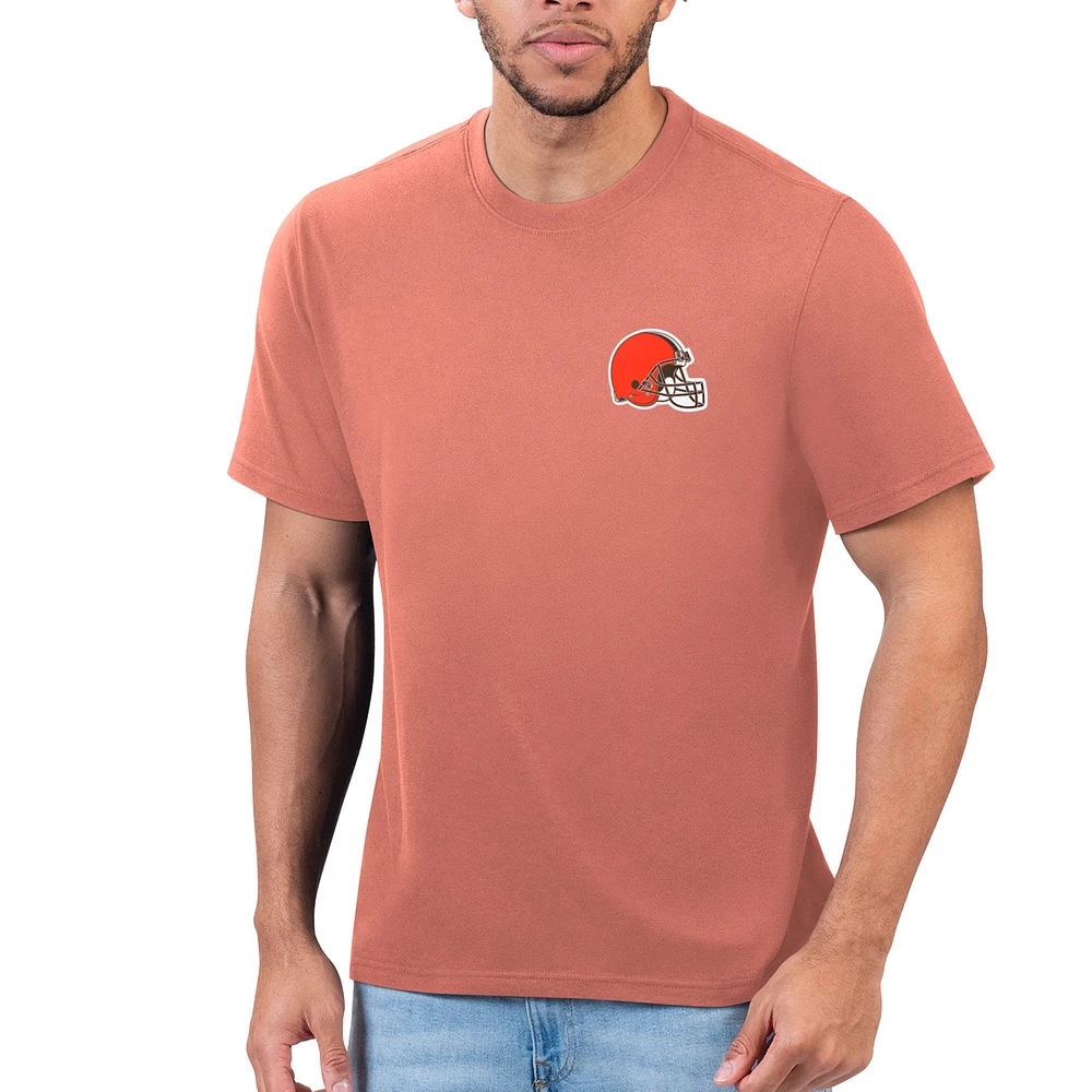 T-shirt orange Margaritaville pour hommes des Cleveland Browns