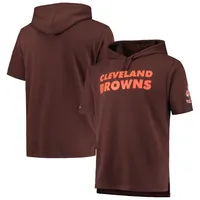 Men's Fanatics Branded Brown Cleveland Browns Long Sleeve Hoodie T-Shirt