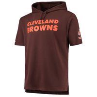 Men's Mitchell & Ness Brown Cleveland Browns Game Day Hoodie T-Shirt