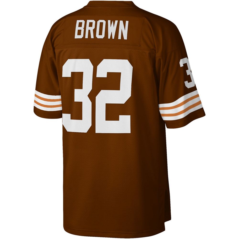 Men's Mitchell & Ness Jim Brown Cleveland Browns Legacy Replica Jersey