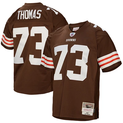 Maillot réplique Mitchell & Ness Joe Thomas Brown Cleveland Browns Legacy pour hommes