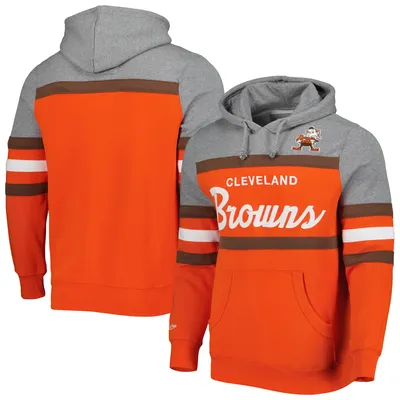 Miami Dolphins Starter Extreme Fireballer Throwback Pullover Hoodie -  Gray/Orange