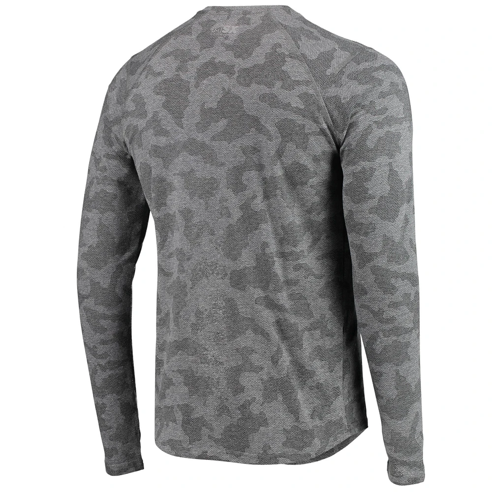 T-shirt à manches longues MSX by Michael Strahan pour homme avec motif camouflage Cleveland Browns Performance