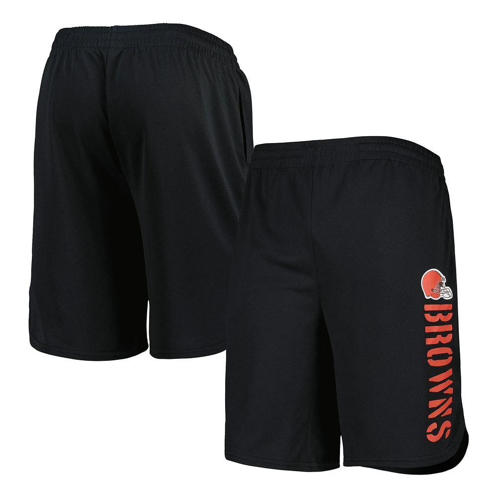 Short d'équipe MSX by Michael Strahan noir pour hommes des Cleveland Browns