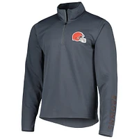 Pull demi-zippé MSX by Michael Strahan pour homme, anthracite