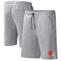 MSX by Michael Strahan Heather Grey Short d'entraînement des Cleveland Browns pour homme