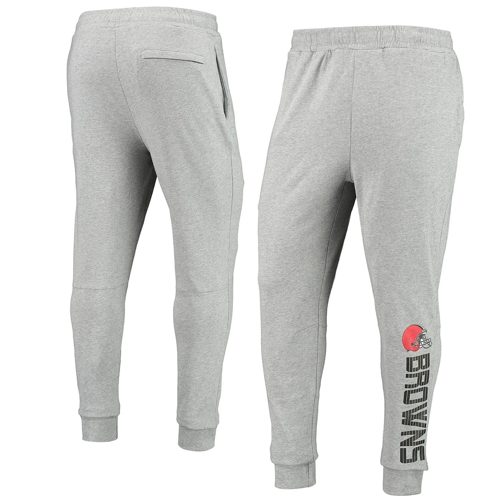 Pantalon de jogging Cleveland Browns MSX by Michael Strahan pour homme, gris chiné