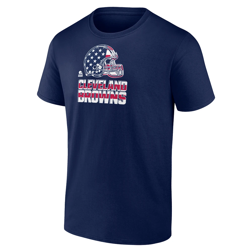 Men's Navy Cleveland Browns Americana T-Shirt