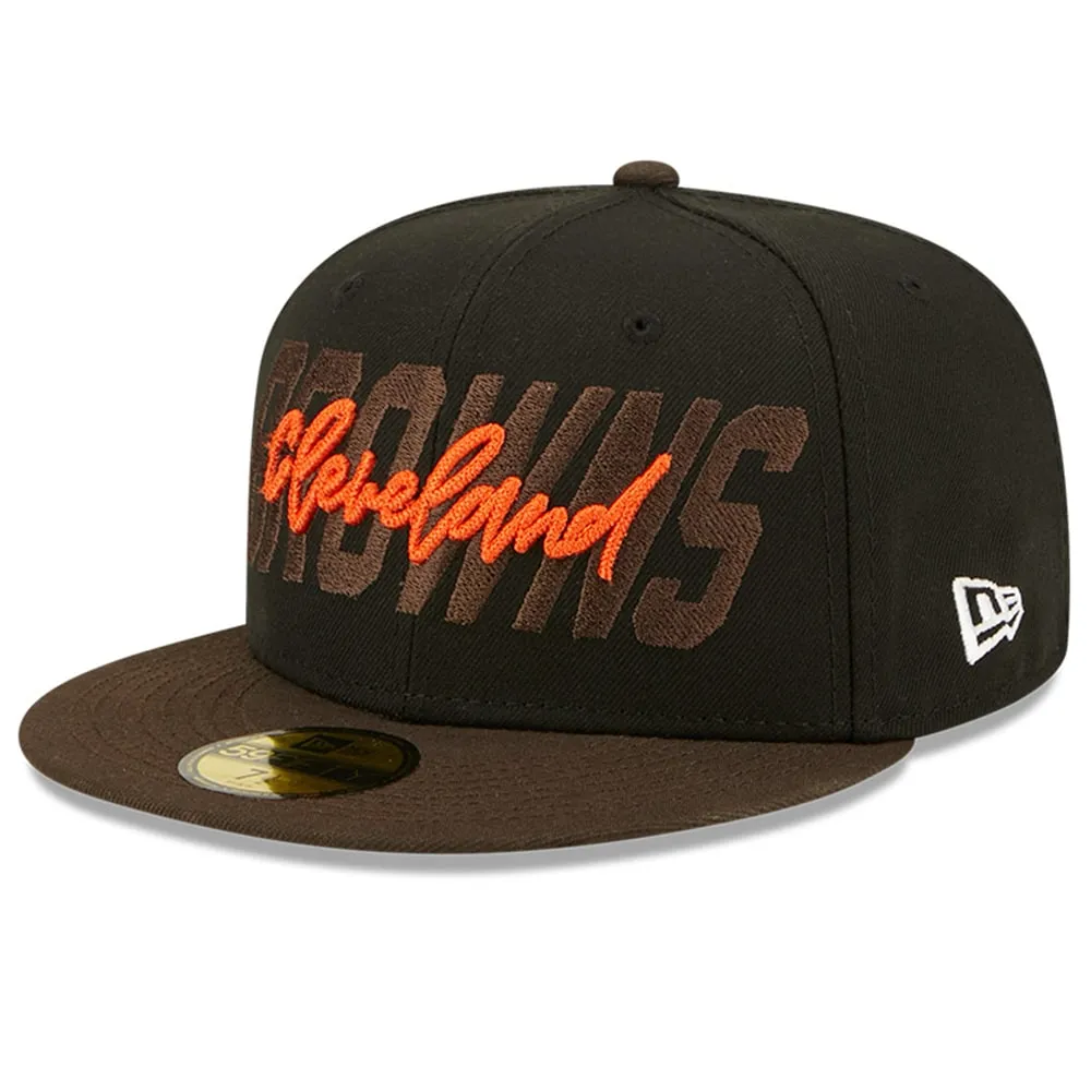 New Era Men's New Era Black/Brown Cleveland Browns 2022 NFL Draft