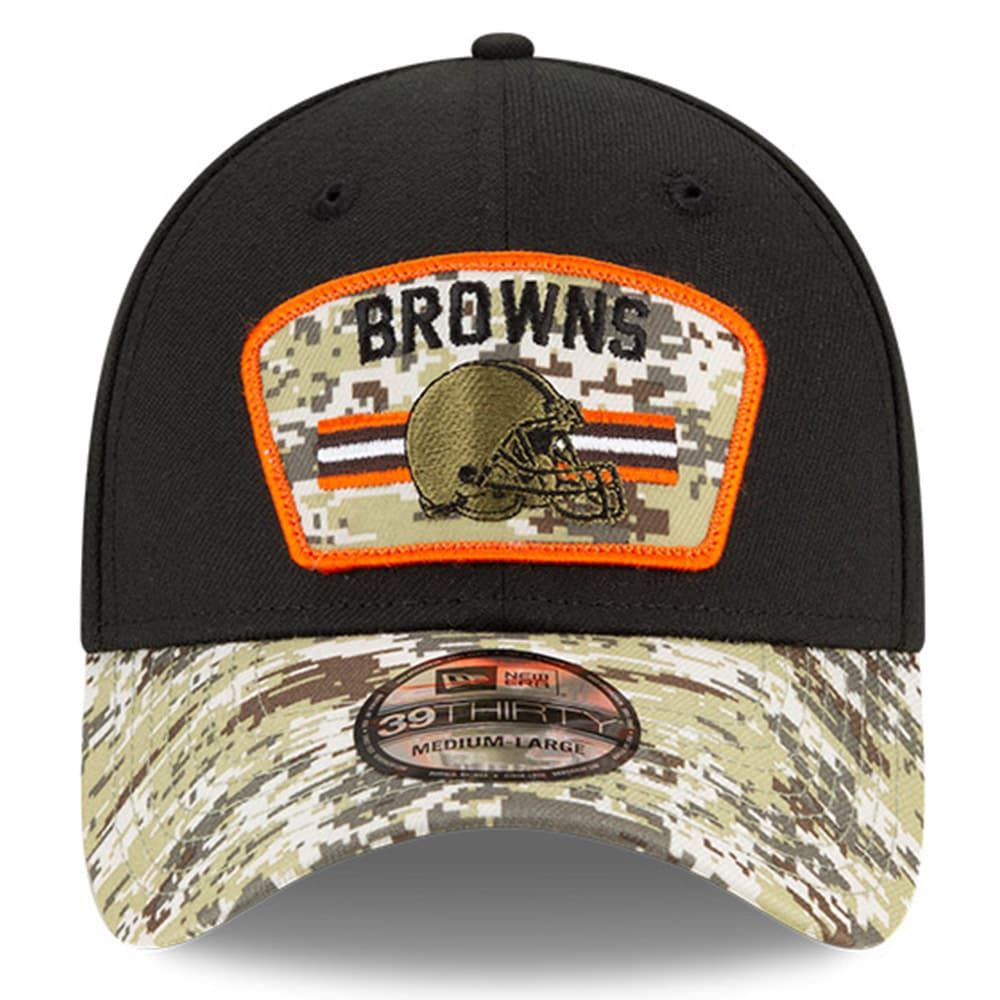 Cleveland Browns New Era 2021 Salute To Service Visor - Black/Camo