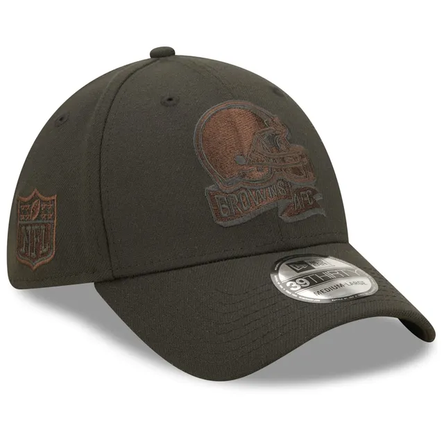 NEW ERA Cleveland Browns New Era Brown/Orange 39THIRTY Flex-Fit Hat