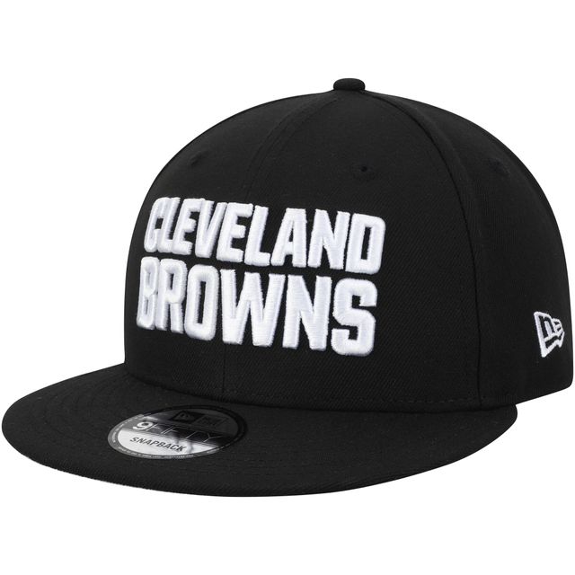 Casquette réglable B-Dub 9FIFTY des Cleveland Browns New Era pour homme, noire