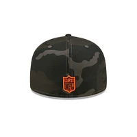 Men's New Era Black Cleveland Browns  Camo 59FIFTY Fitted Hat