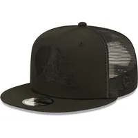 Cleveland Browns New Era Wordmark Flow 9FIFTY Snapback Hat - Brown