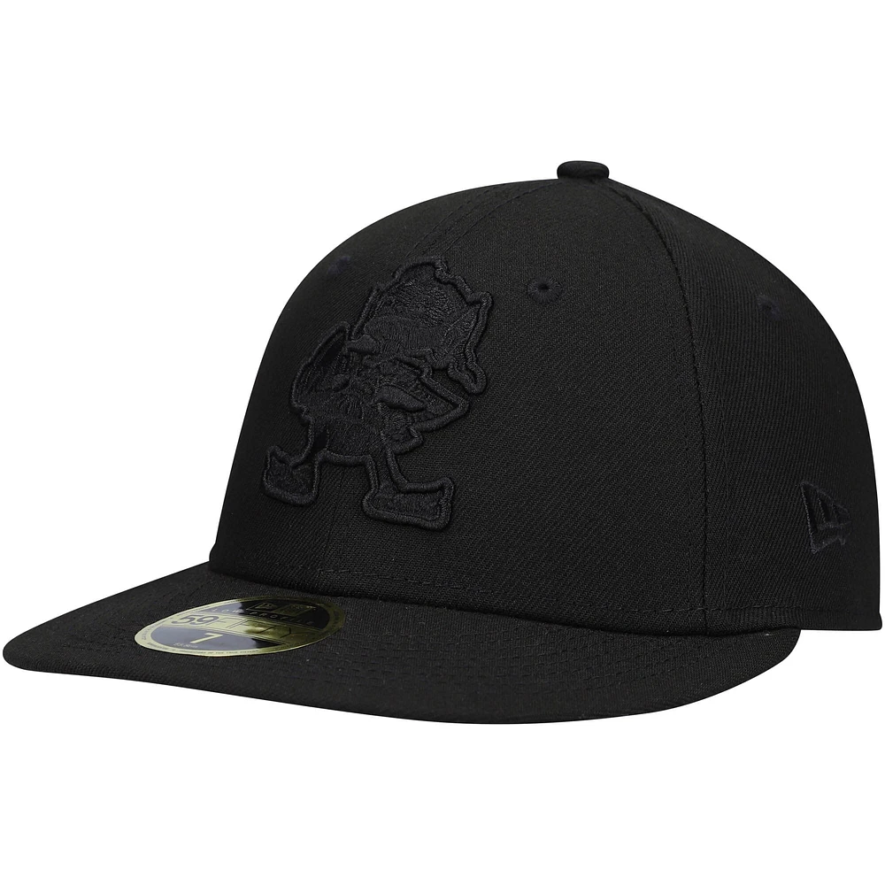 Casquette ajustée 59FIFTY II New Era Cleveland Browns noir sur pour homme