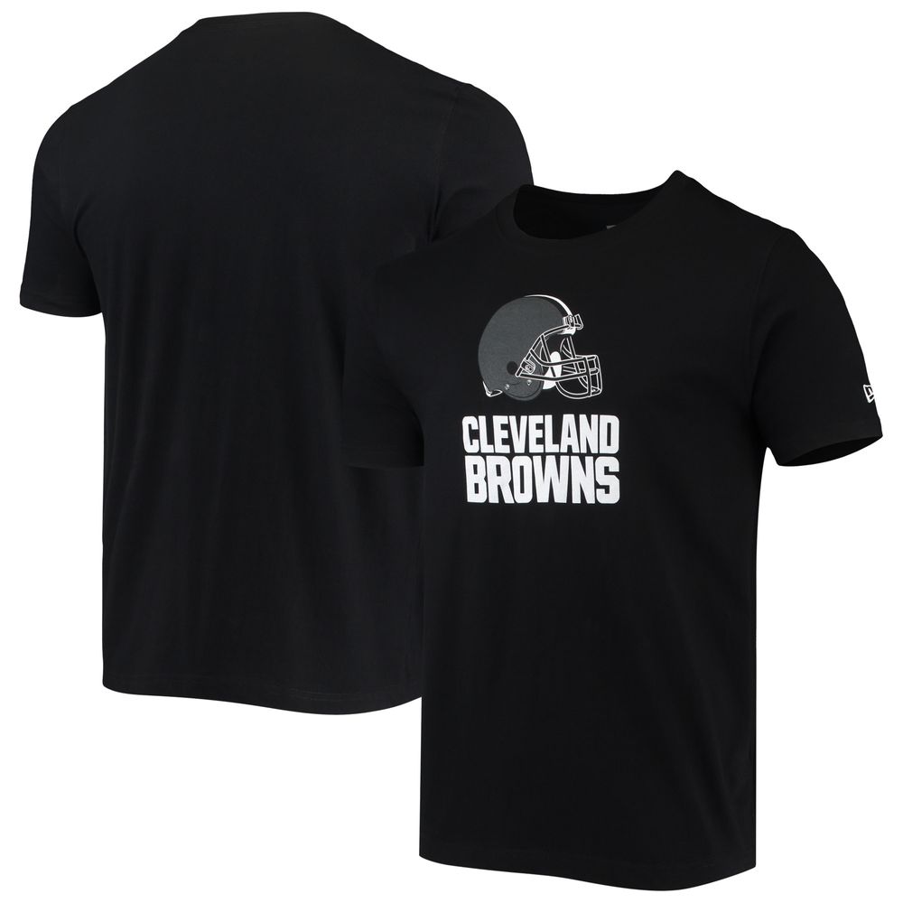 Men's New Era Black Cleveland Browns Team Logo T-Shirt