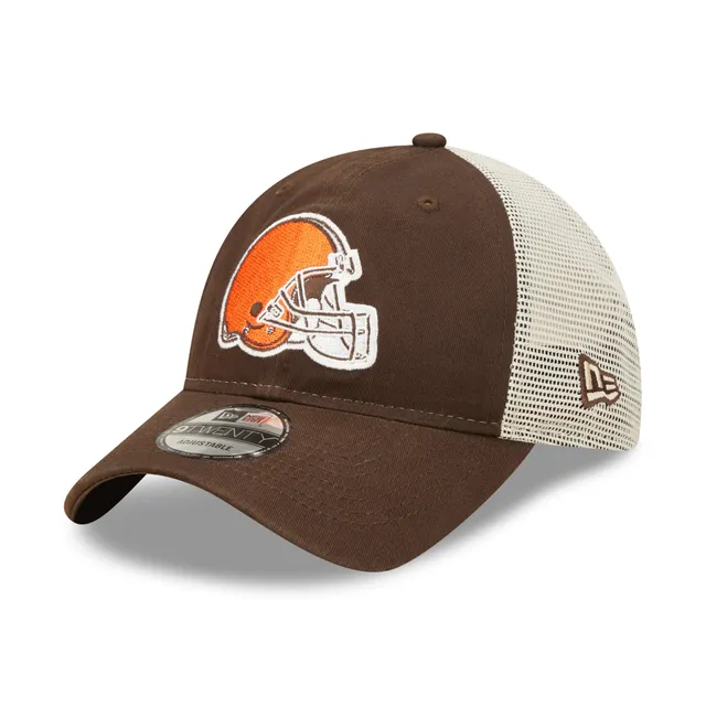 Lids Cleveland Browns New Era Women's Script 9TWENTY Adjustable Hat- Brown