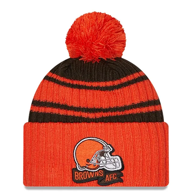 Men's New Era Orange Cleveland Browns 2022 Sideline 9FIFTY Ink Dye Snapback Hat