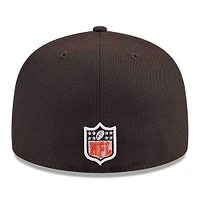 Casquette ajustée 59FIFTY NFL Draft 2024 Cleveland Browns New Era marron pour homme