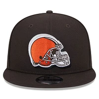 Casquette Snapback 9FIFTY NFL Draft 2024 NFL Cleveland Browns New Era marron pour homme