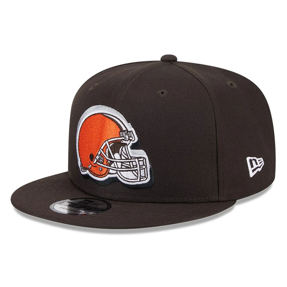 Casquette Snapback 9FIFTY NFL Draft 2024 NFL Cleveland Browns New Era marron pour homme