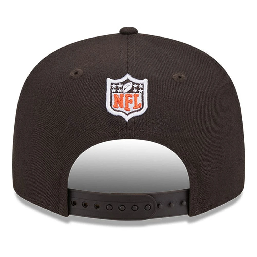 Casquette Snapback 9FIFTY NFL Draft 2024 NFL Cleveland Browns New Era marron pour homme