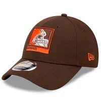 Men's New Era Brown Cleveland Browns A-Frame - 9FORTY Snapback Hat