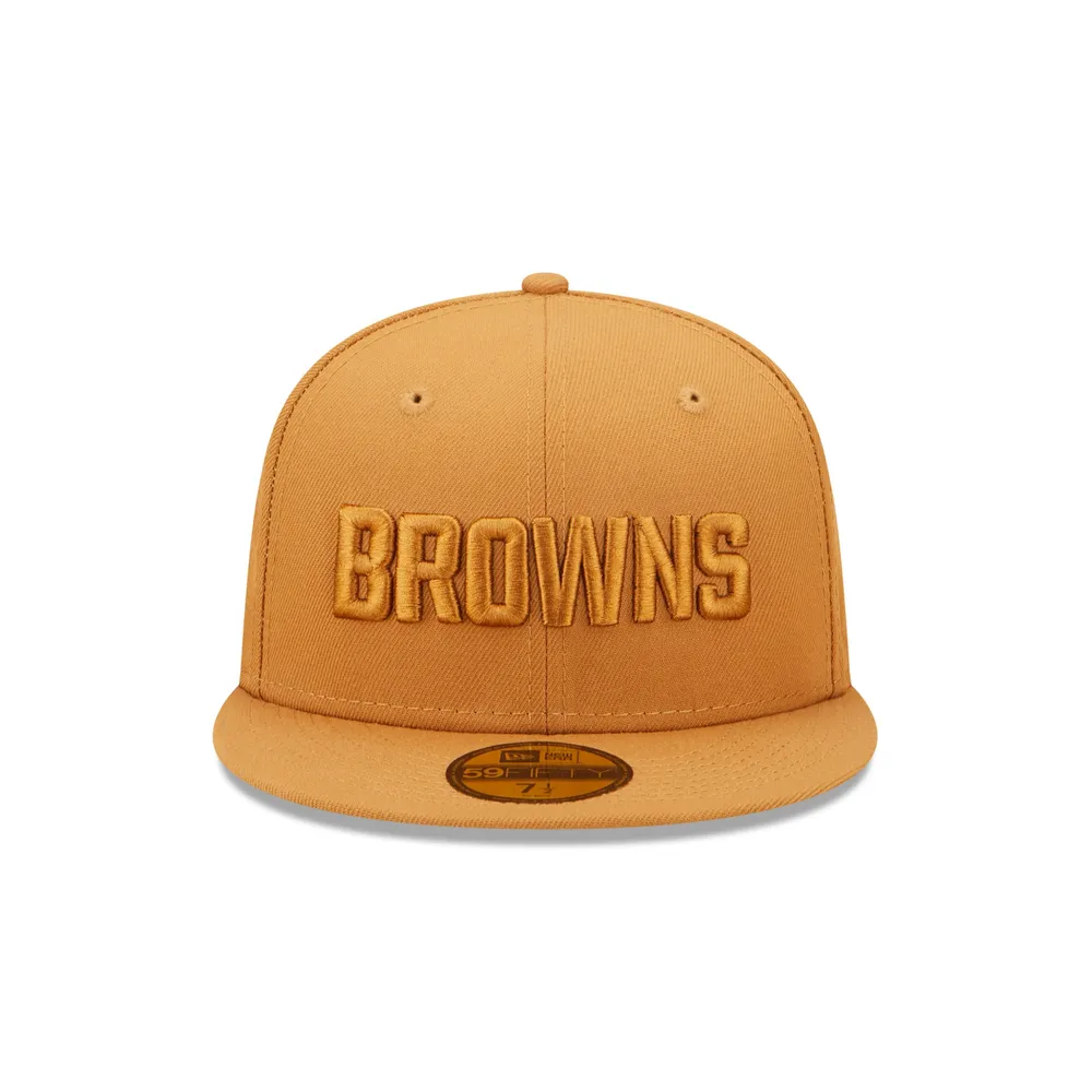 Casquette ajustée 59FIFTY Brown Cleveland Browns pour homme New Era