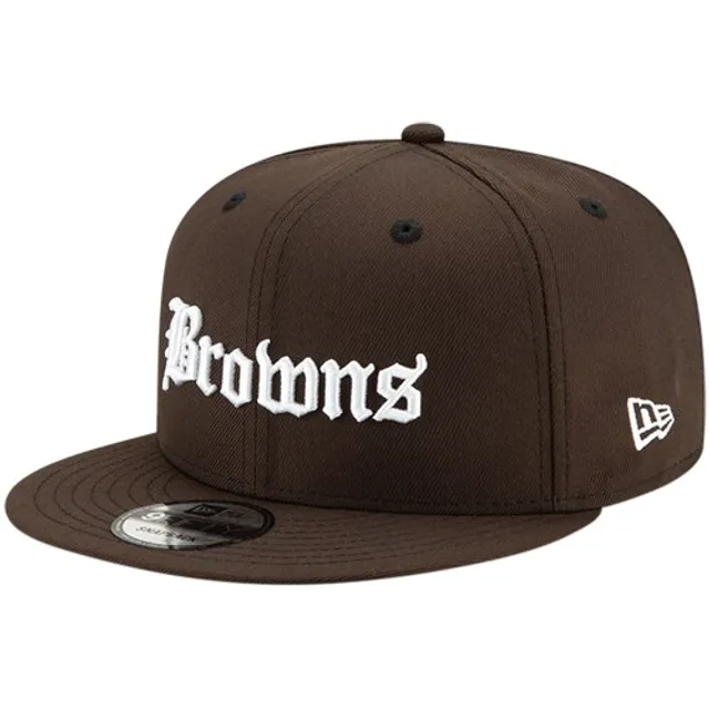 Men's '47 Brown/White Cleveland Browns Interlude MVP Trucker