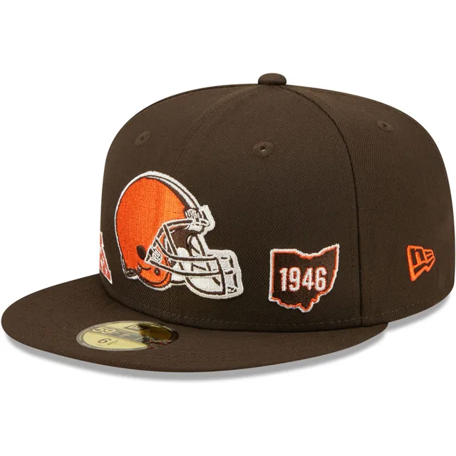 Men's Fanatics Branded Brown Cleveland Browns Iconic Bucket Hat