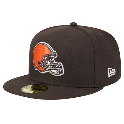 Casquette ajustée Cleveland Browns Main 59FIFTY de New Era pour homme