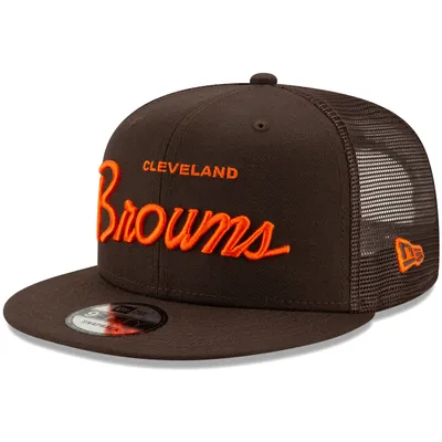 Men's New Era Gray Cleveland Browns Speed 39THIRTY Flex Hat Size: Medium/Large