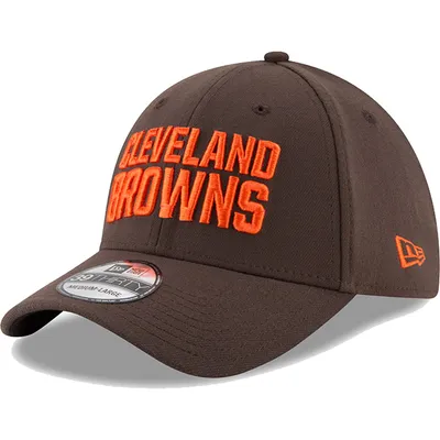 Men's New Era Cream/Brown Cleveland Browns 2022 Sideline Low Profile 59FIFTY Fitted Hat